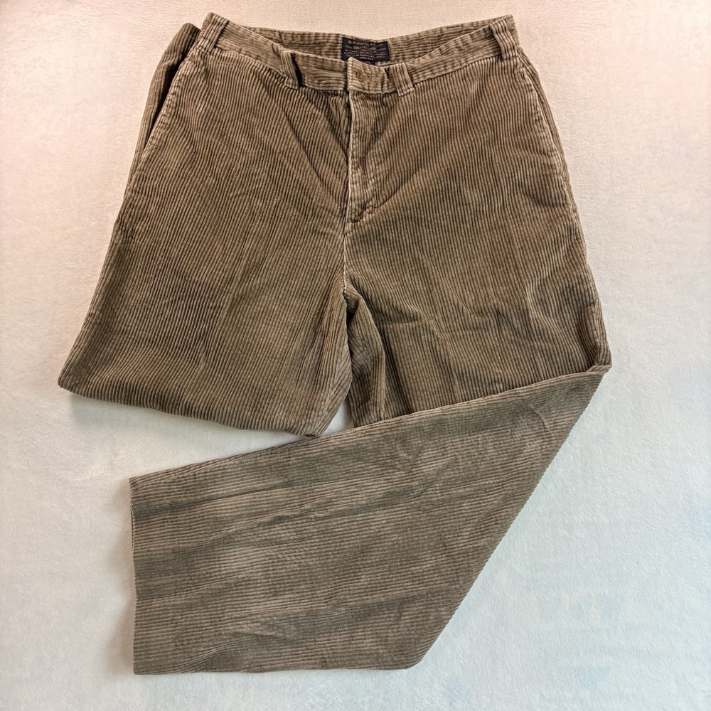 Vintage Abercrombie & Fitch Men Baggy Corduroy Pants 36x32 Y2K 90s Durable Goods